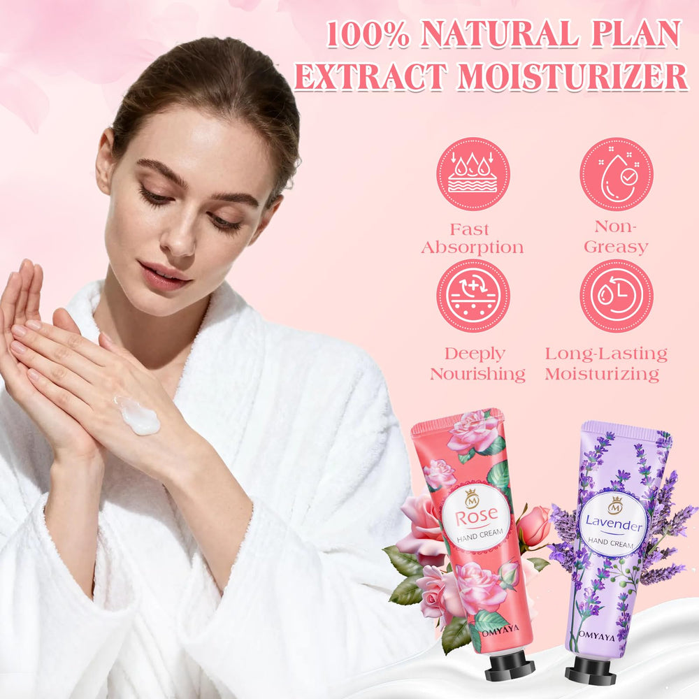 Aottom moisturizing hand cream and lip balm plant extracts for daily care
