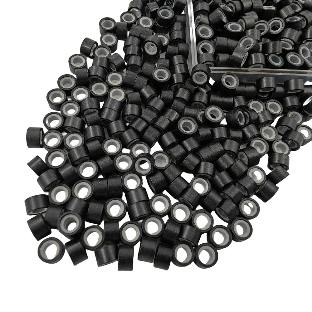 Aouuhe micro link beads pack closeup for secure extensions