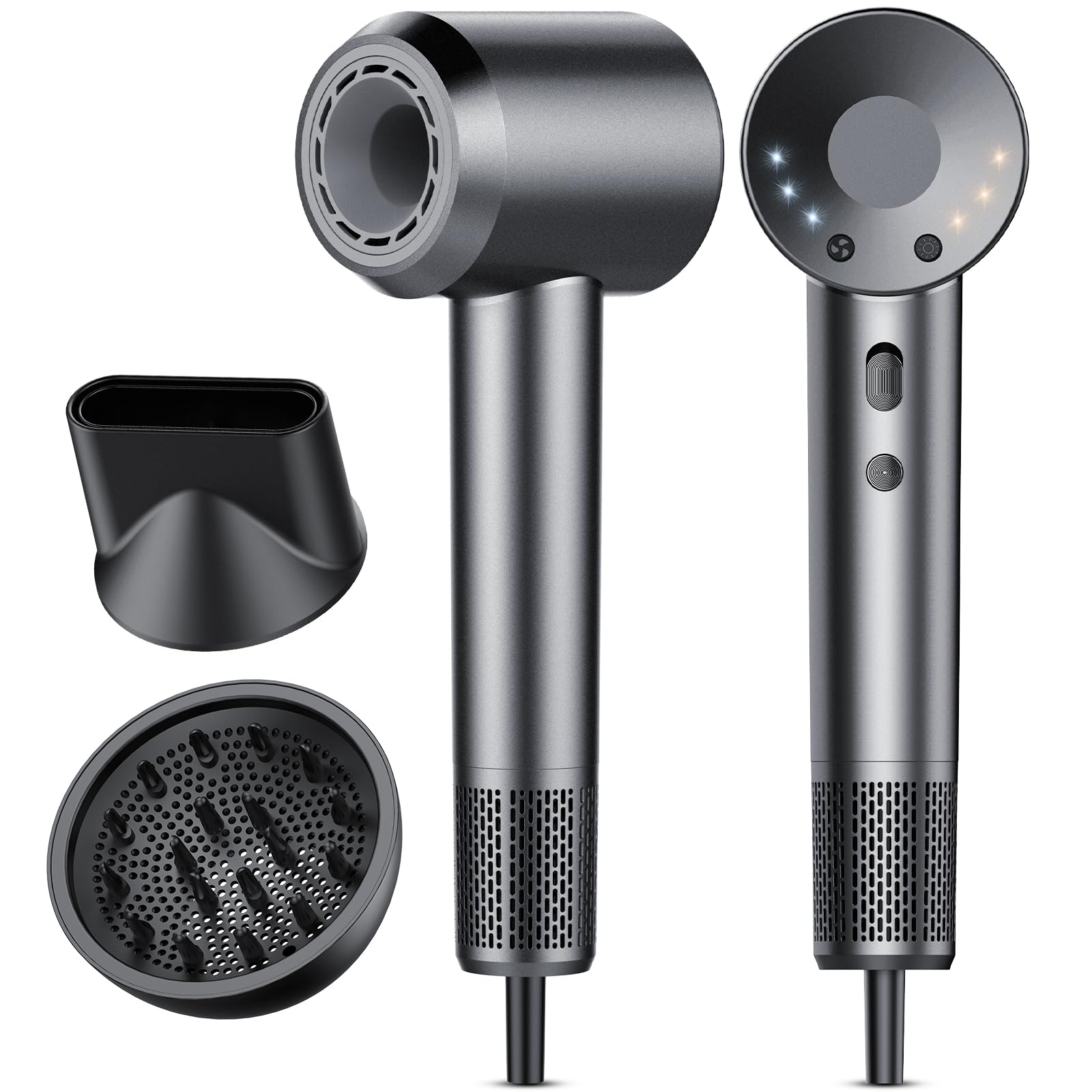 Aowoka hair dryer brushless motor close-up for lightning-fast drying