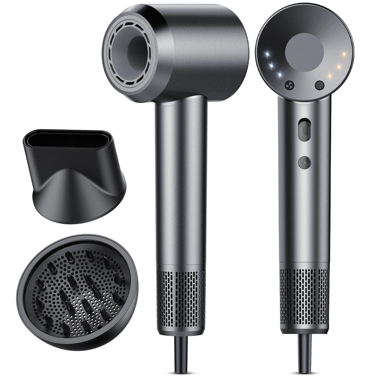 Aowoka hair dryer brushless motor close-up for lightning-fast drying
