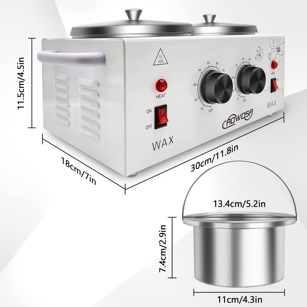 AOWOSA wax warmer in spa setting demonstrates professional-use practicality