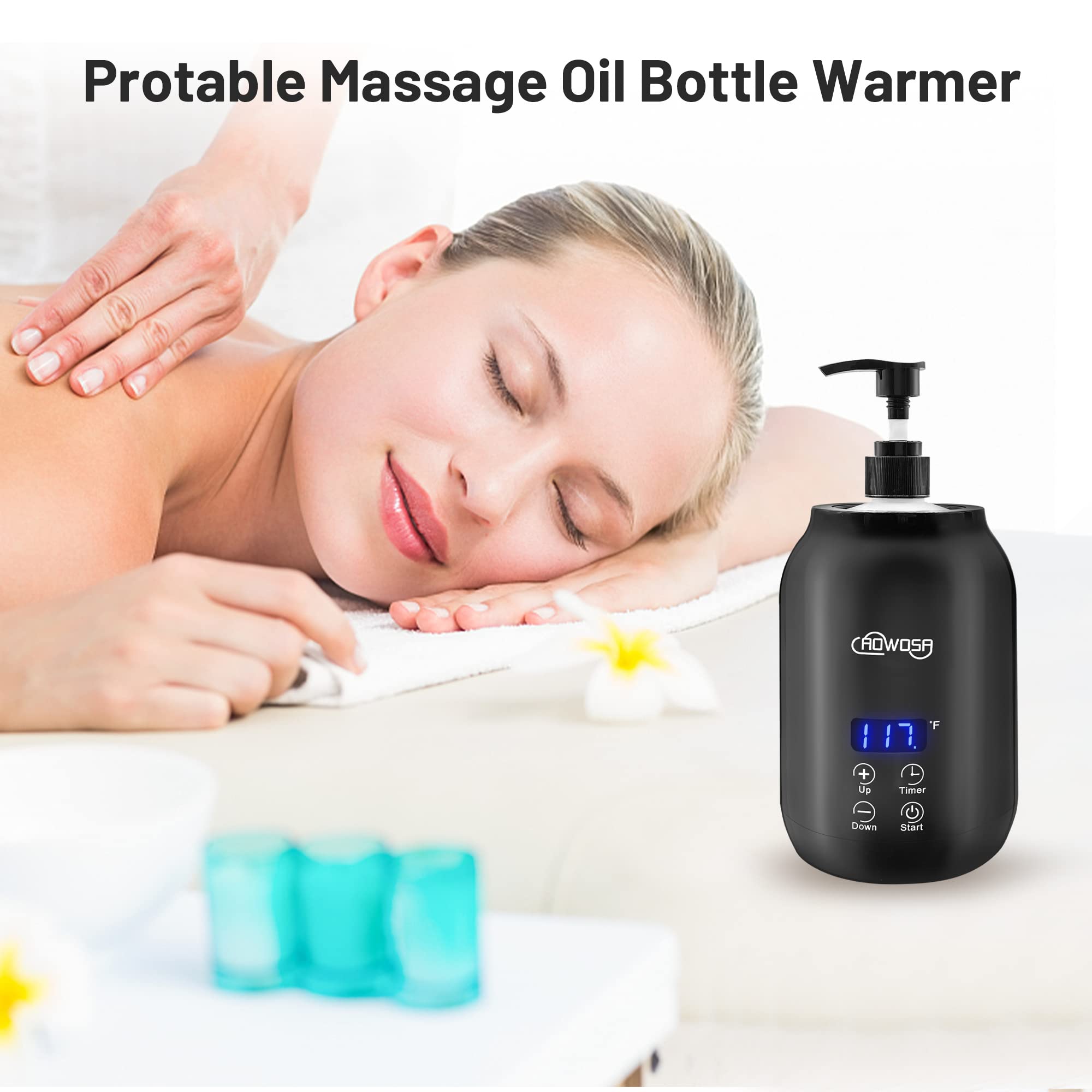 AOWOSA sleek compact design adds elegance to any spa, salon, or home setup.