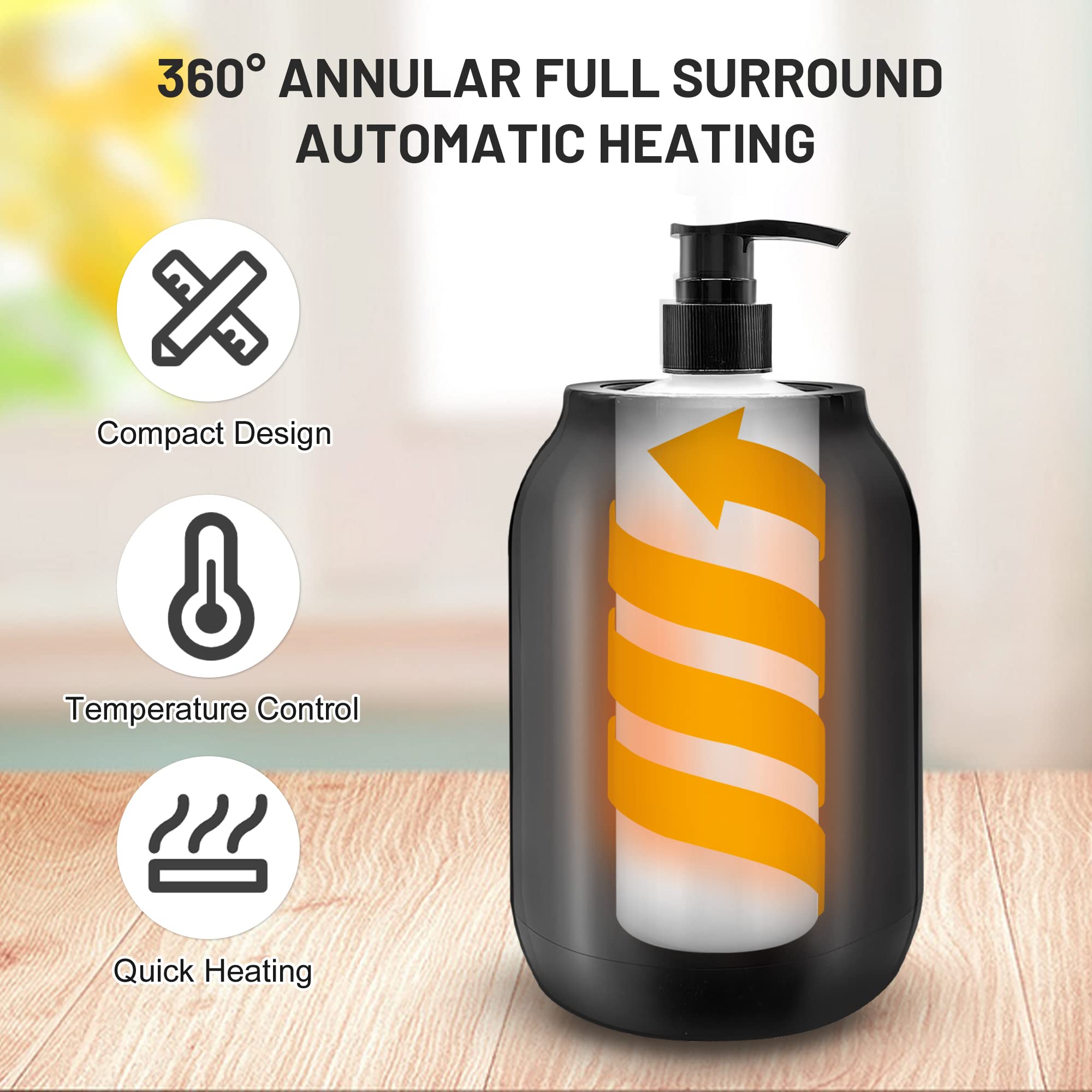 AOWOSA digital control panel displays precise temperature settings for calm warming.