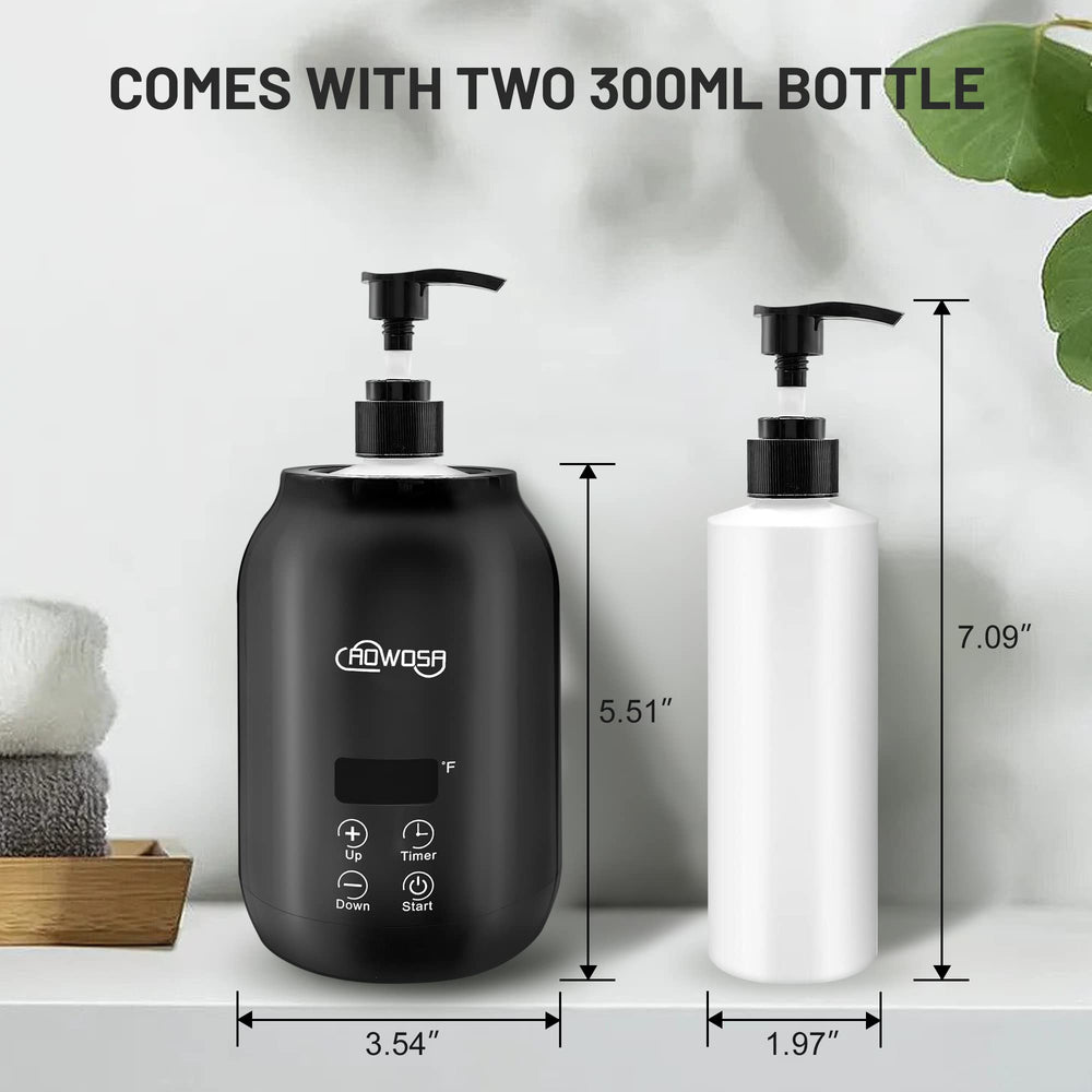 AOWOSA includes two oil bottle dispensers for versatile warming options.