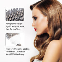 Aozzy round brush 45mm for voluminous, sleek blowouts.