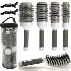 Aozzy round brush 25mm barrel for quick drying and smooth finish