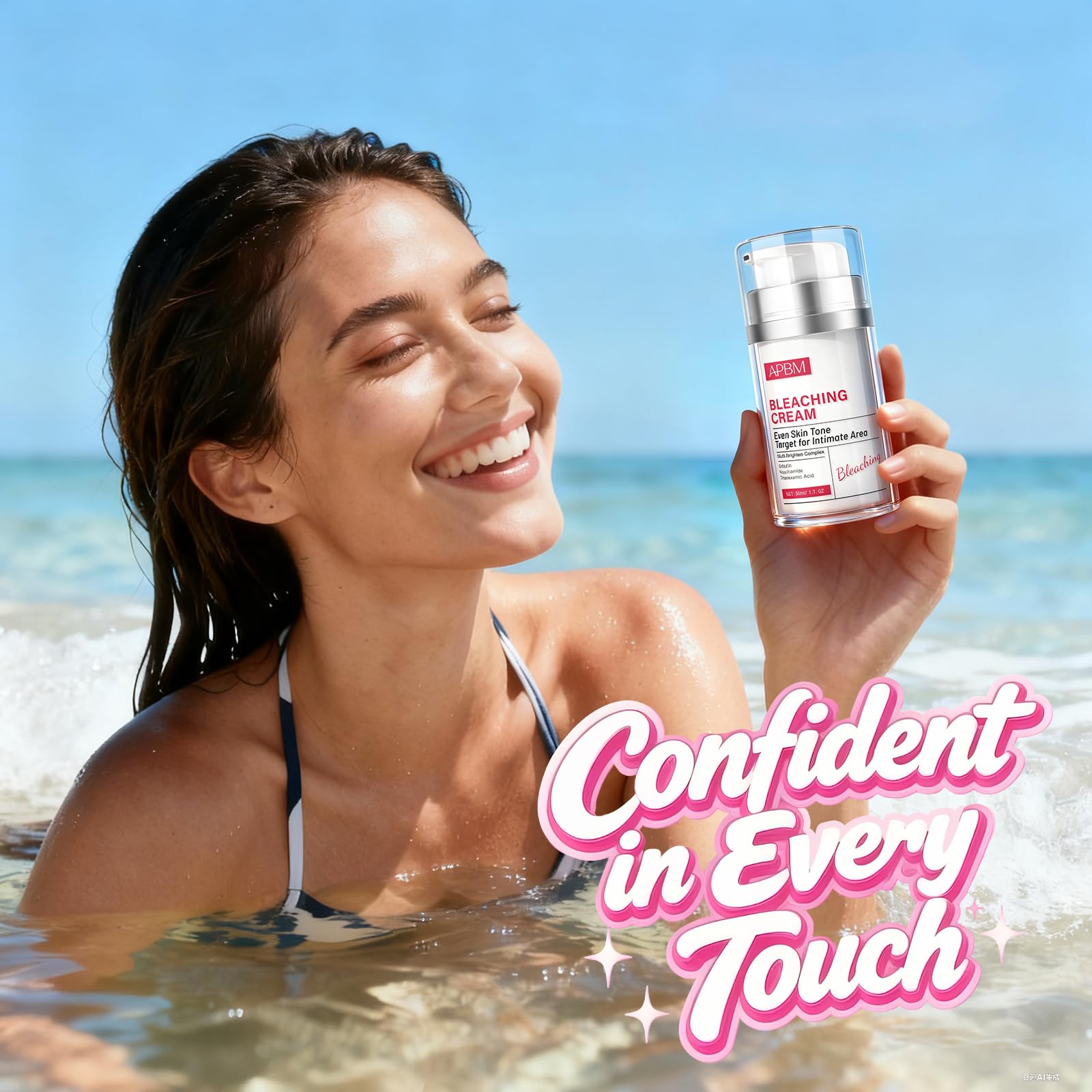 APBM Skin Lightening Cream suitable for all skin types on body.