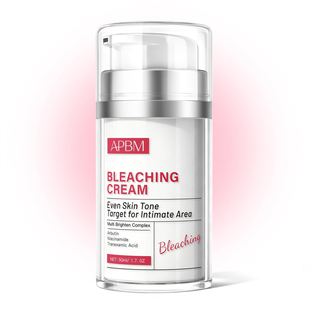 APBM Skin Lightening Cream tube for intimate areas delivers even-toned skin.