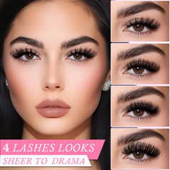 APCYUST Lashes 20-pair set lets you switch styles for date nights or daily glam.
