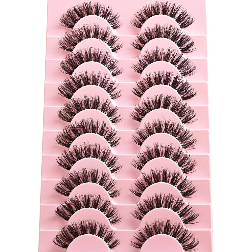 APCYUST Lashes cruelty-free and reusable, offering 10–15 wears with gentle care.