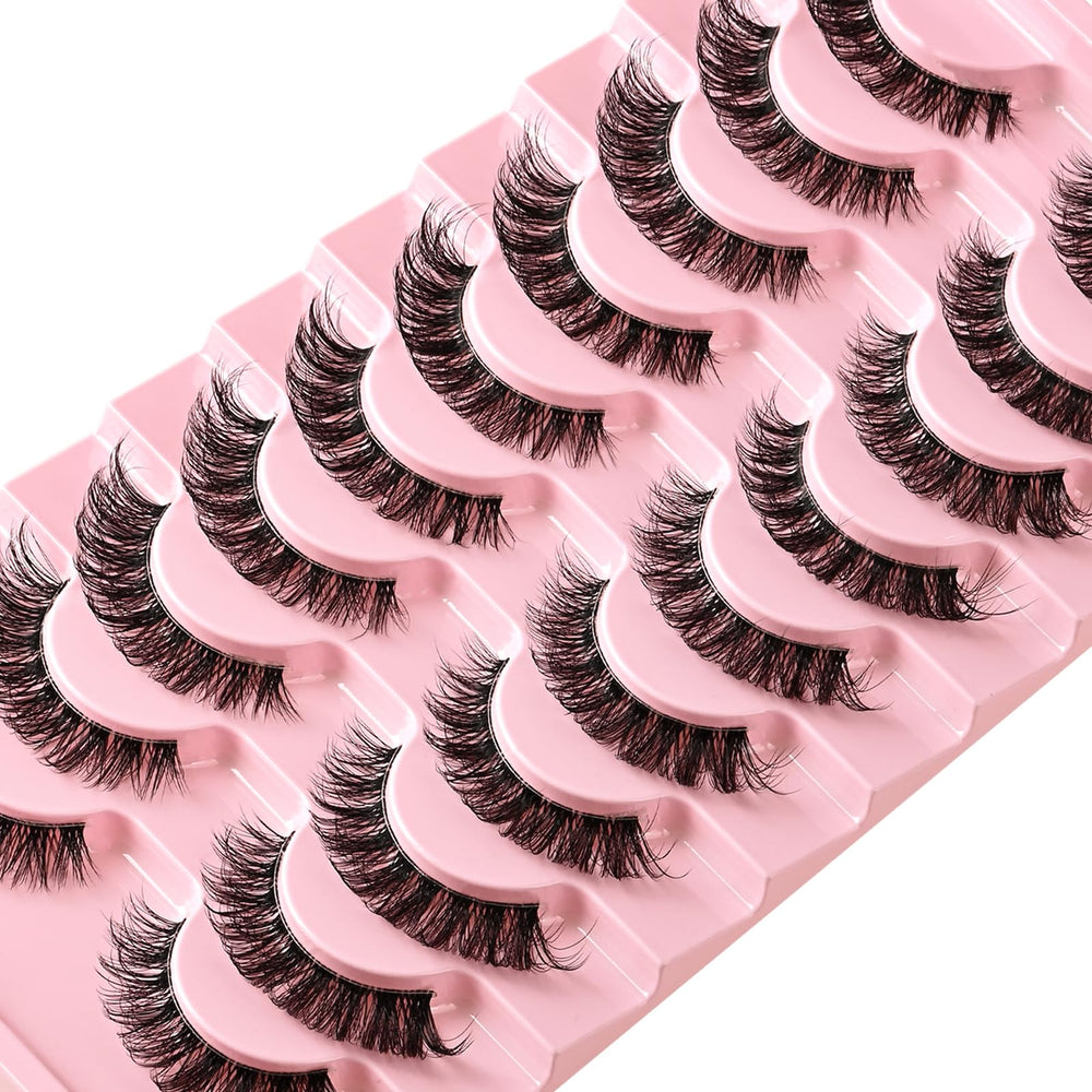 APCYUST Lashes invisible-clear-band blends seamlessly into the lash line.