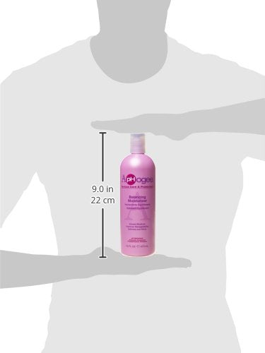 Aphogee Balancing Moisturizer hair-application demonstrates easy smoothing and touchable shine.