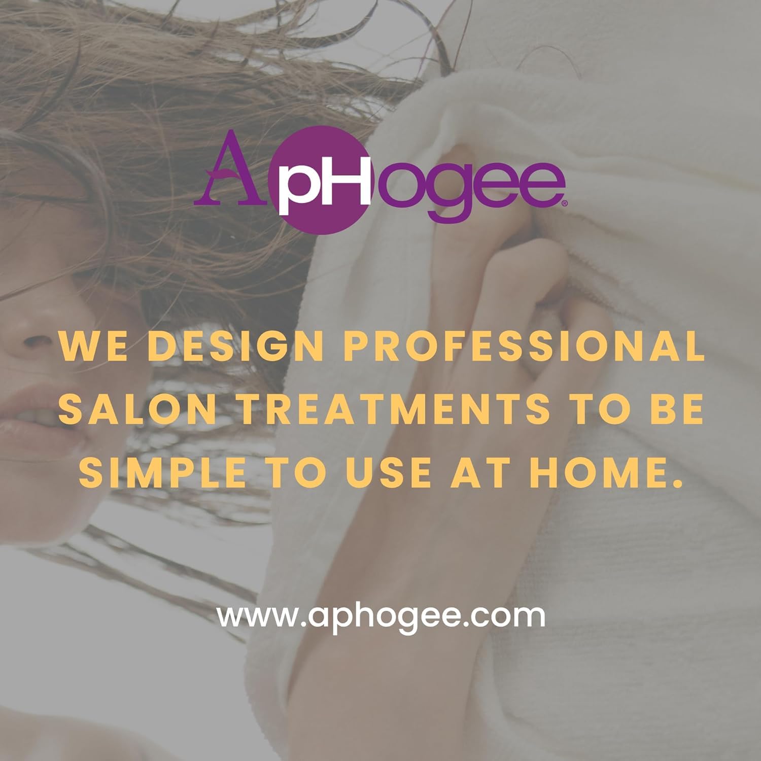 Aphogee bundle display; compact kit for at-home salon-inspired care.