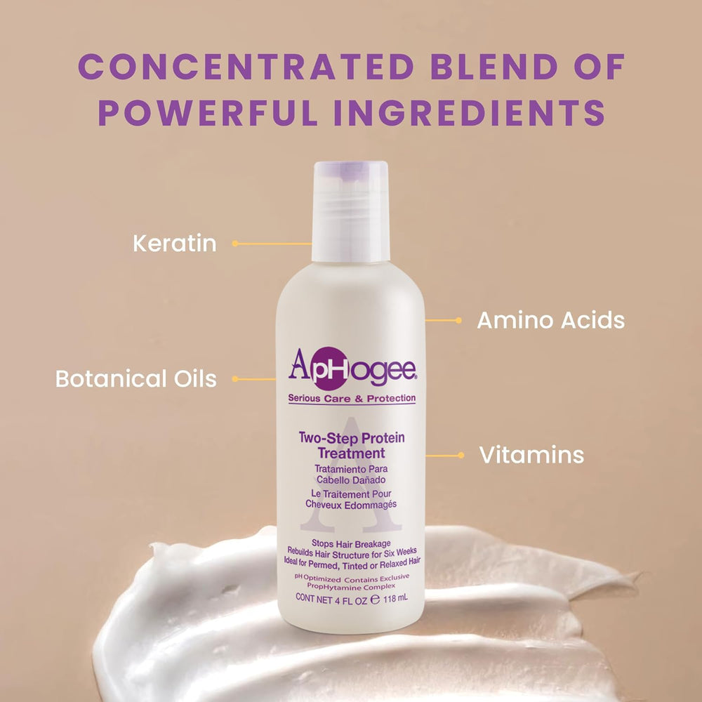 Aphogee chemical-processed hair care; strengthens and rebuilds.