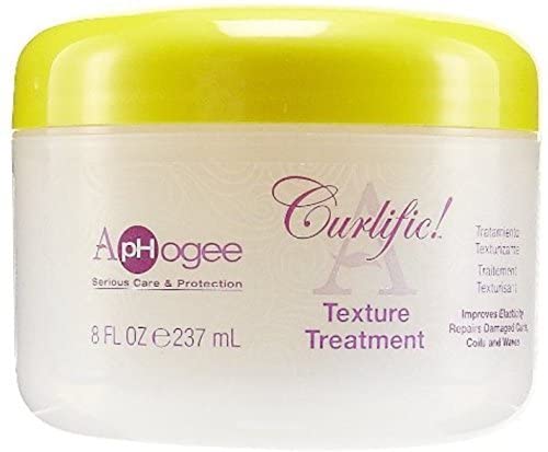 Aphogee Curlific Texture Treatment 8oz packaging highlights size for consistent curl care.