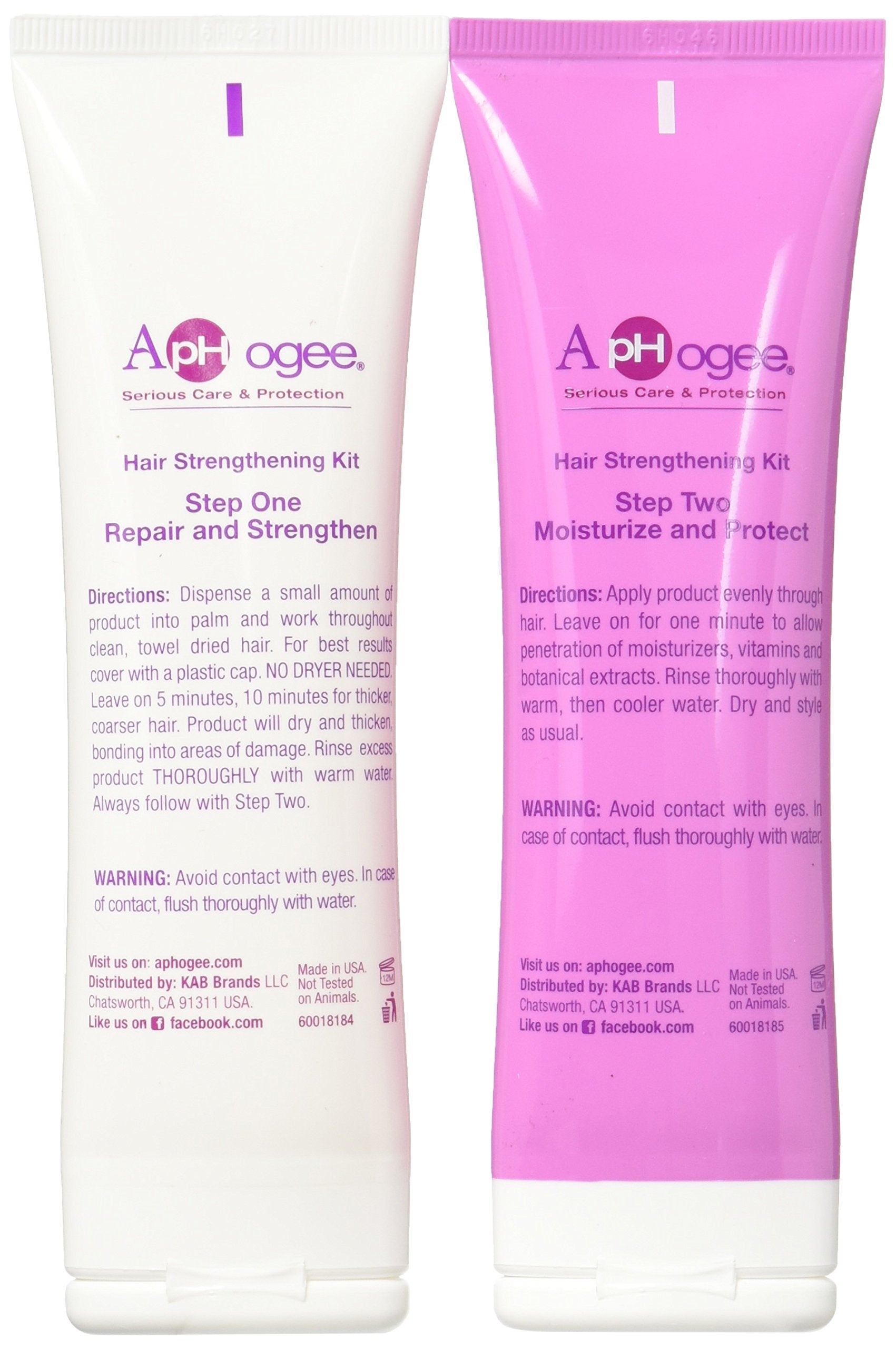 Aphogee Hair Strengthening Kit in bathroom demonstrates at-home care for breakage-prone strands.
