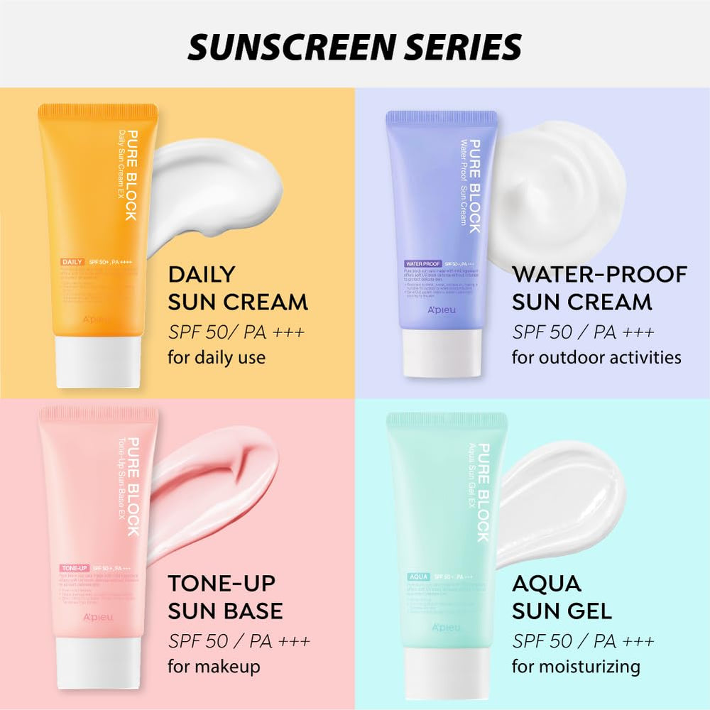 Reef-safe indicator on A'PIEU Pure Block Tone Up Sunscreen Base image