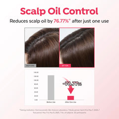 A'PIEU Raspberry Hair Vinegar label-closeup highlights pH-balancing formula and raspberry scent.