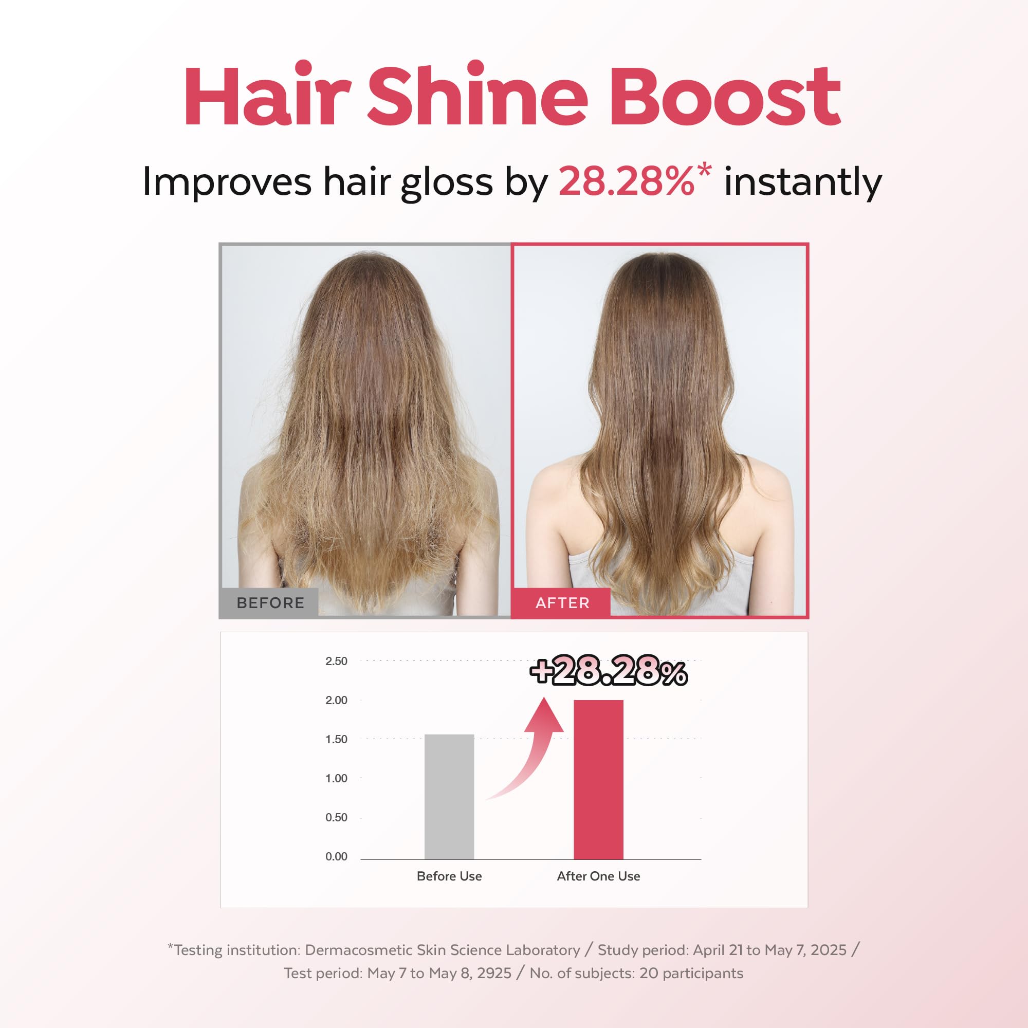 A'PIEU Raspberry Hair Vinegar pour sequence showing easy-use application.