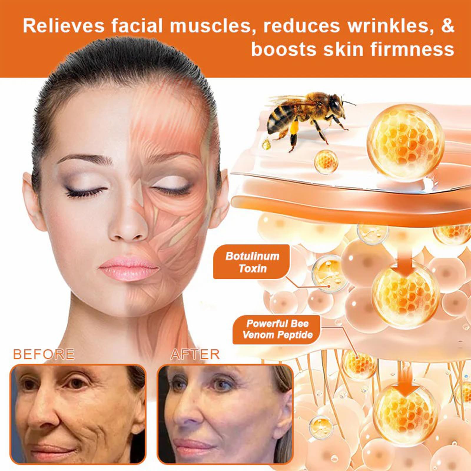 APKAPK Bee Venom Cream packaging displaying two-pack value for routine care.