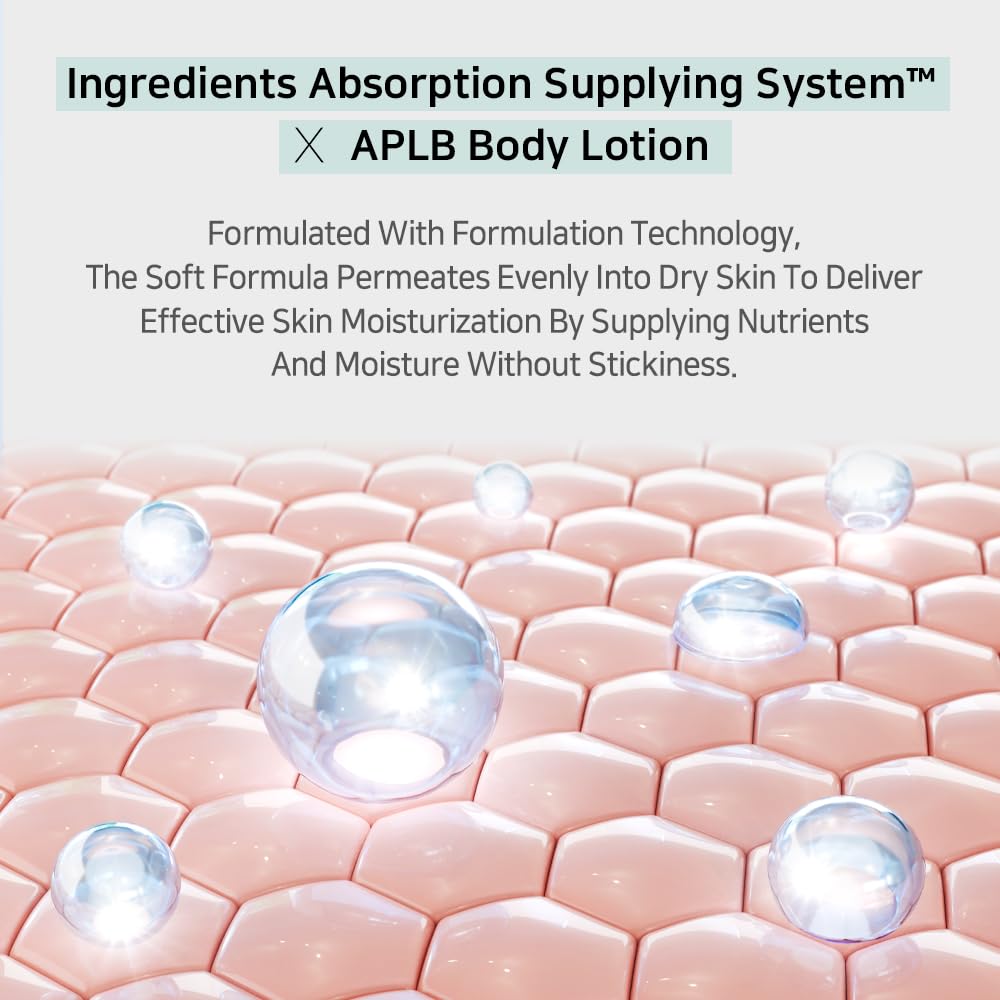 APLB Glutathione Niacinamide Body Lotion texture close-up with a light finish.
