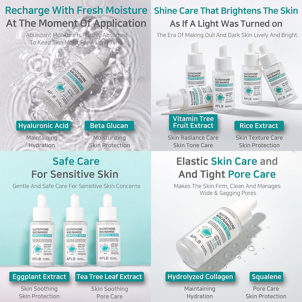 APLB packaging flatlay emphasizes premium skincare presentation