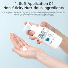 APLB Tranex Niacin Cen lotion texture swatch reveals creamy finish for even tone