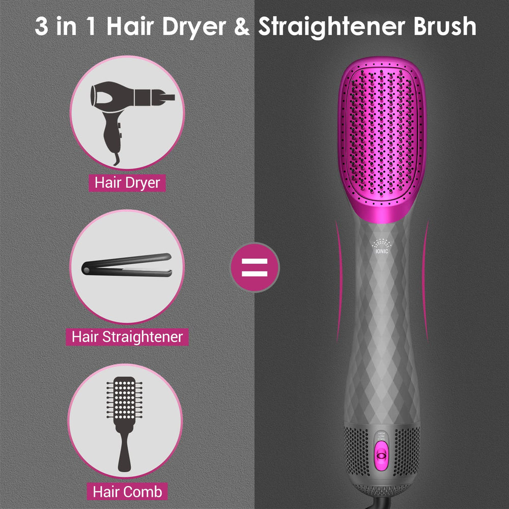 APOKE 3-in-1 features three heat settings for versatile styling.
