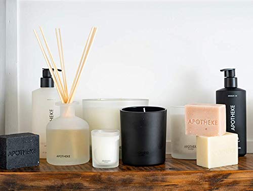 APOTHEKE Sea Salt Grapefruit bottle complements kitchen and bathroom sinks