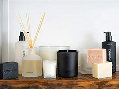 APOTHEKE Sea Salt Grapefruit pump bottle demonstrates long-lasting fragrance during hand washing