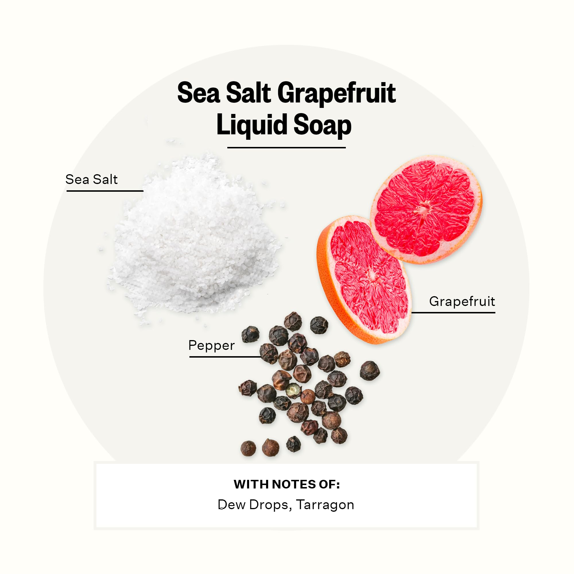 APOTHEKE fragrance notes of grapefruit and sea salt evoke a refreshing sensory experience