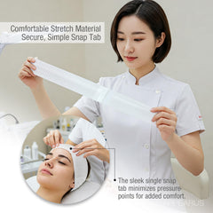 APPEARUS one-size-fits-most headband secures various head shapes.