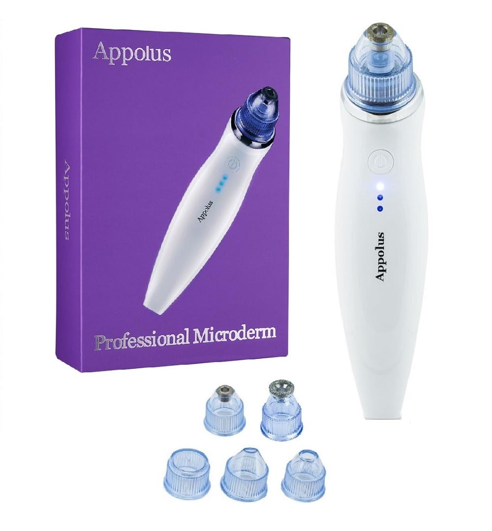 Appolus microdermabrasion facial diamond tip for home exfoliation and smoother skin.