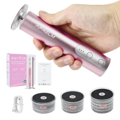 APRELM AprElm rose-pink foot file front view for smoother skin