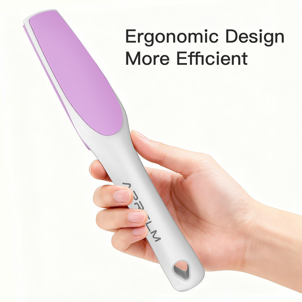 APRELM pink-handle ergonomic grip for comfortable pedicures.