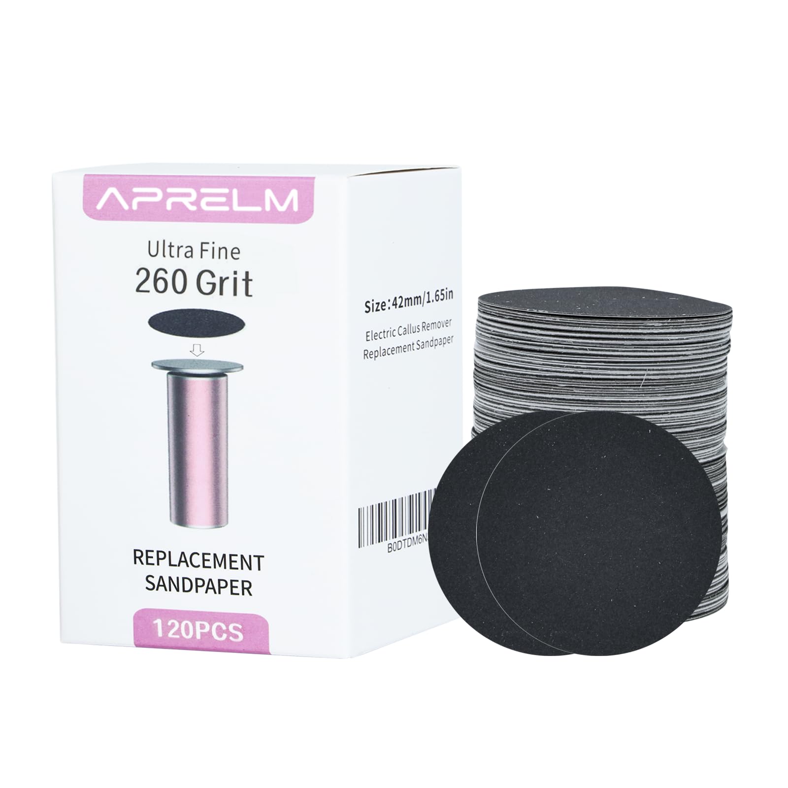 APRELM 260 grit ultra-fine disc for precise foot smoothing