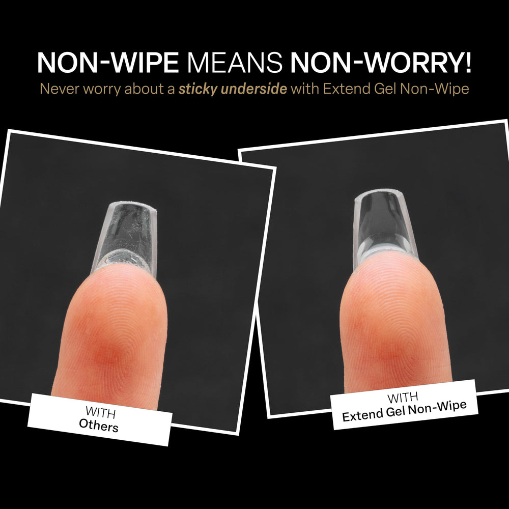 APRÉS Extend Gel Non-Wipe Brush-X enables precise gel placement.