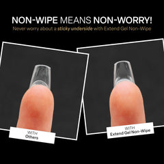 APRÉS Extend Gel Non-Wipe Brush-X enables precise gel placement.