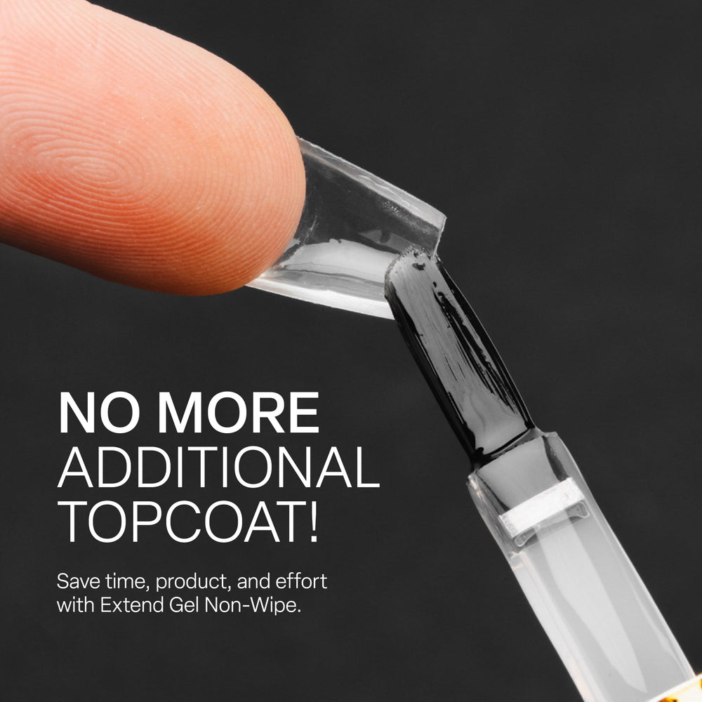 APRÉS Extend Gel Non-Wipe wear on nails can last 3–4 weeks.