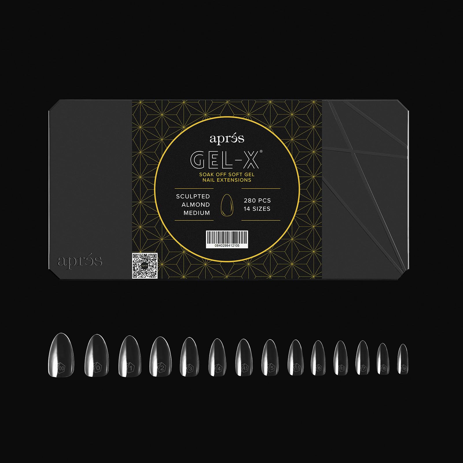 APRÉS Gel-X almond tips thicker free edge closeup emphasizes durability for longer wear.