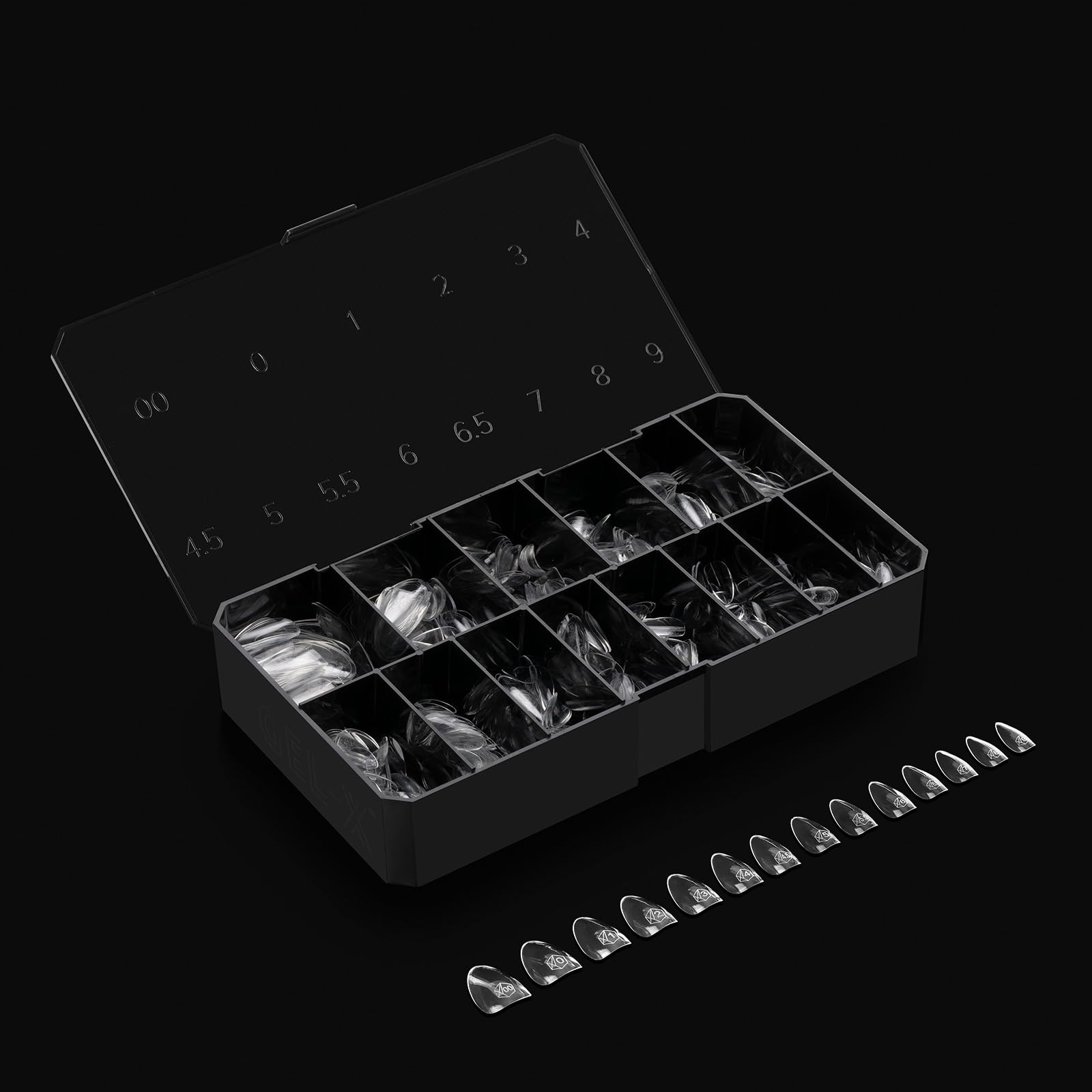 APRÉS Gel-X natural line has a flat surface for wider nail beds
