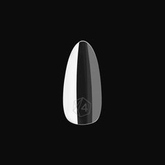 APRÉS Gel-X Natural Almond tips in 11 sizes enables precise nail shaping.