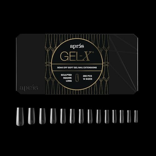 APRÉS Gel-X thinner base closeup emphasizes seamless finish and minimal filing.