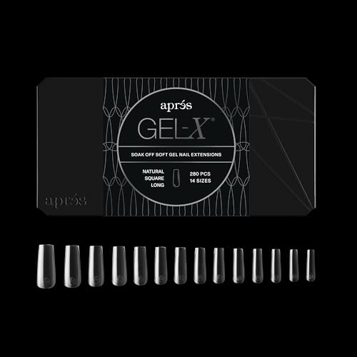 APRÉS Gel-X thinner base provides seamless finish with less filing.