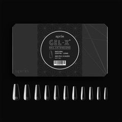 APRÉS Gel-X tips 00–9 range for precise, customizable nail fits