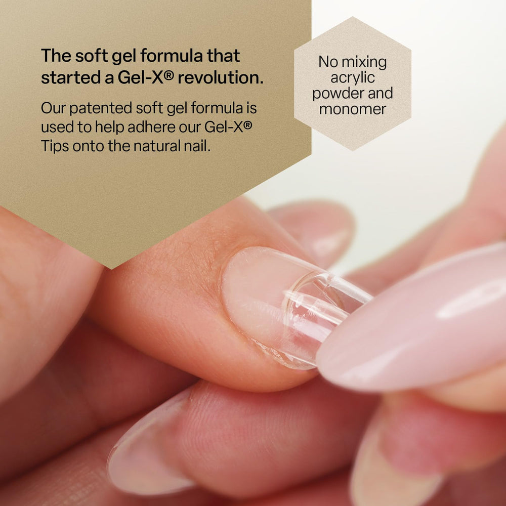APRÉS Extend Gel adhesion close-up highlights strong yet flexible hold for natural nails.