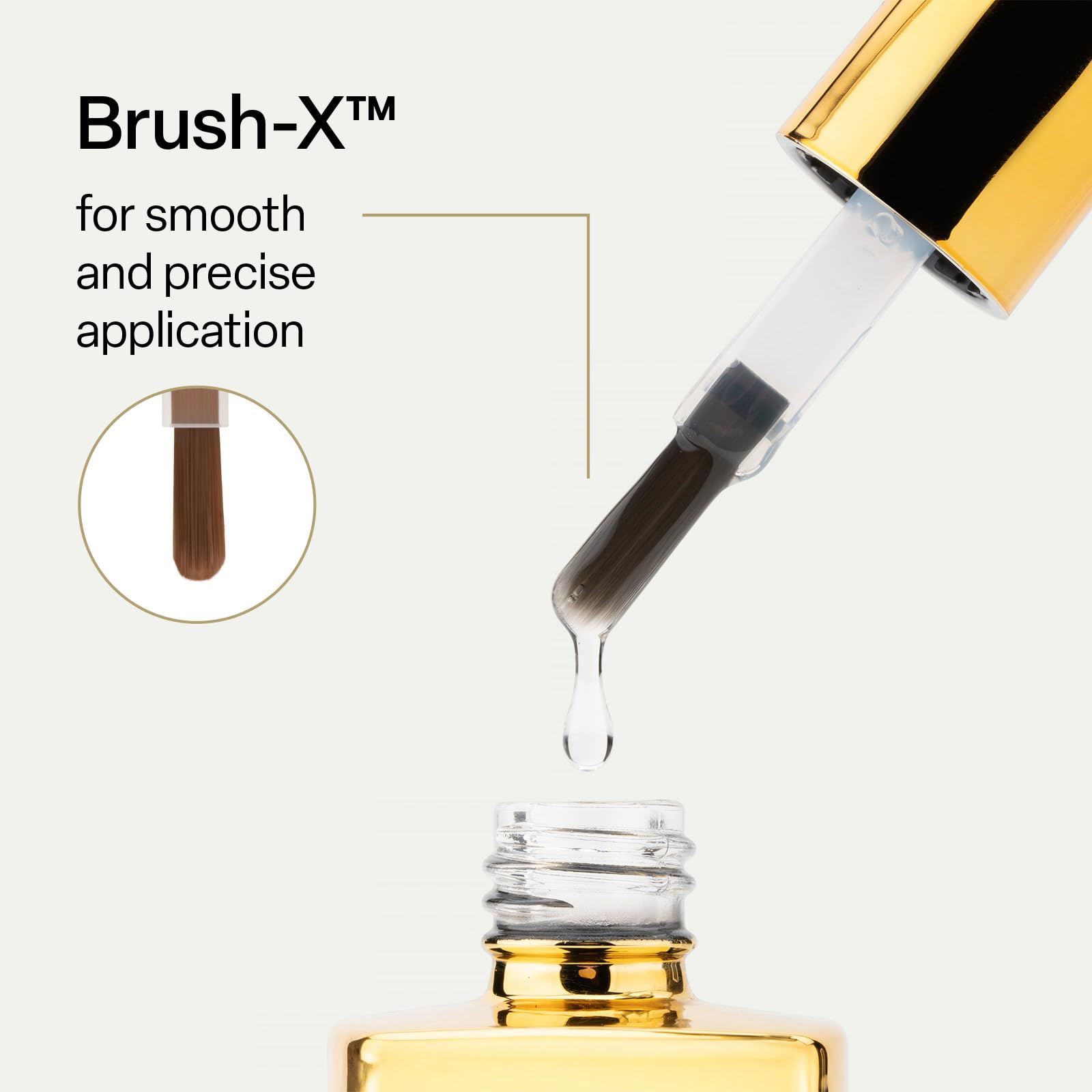 APRÉS Extend Gel extension in progress image suggests seamless growth with soft gel.