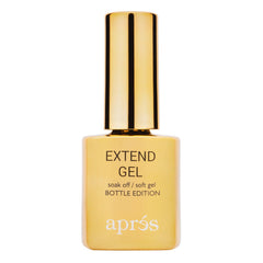 APRÉS Extend Gel gold bottle 15ml ready for Gel-X extensions and long wear.
