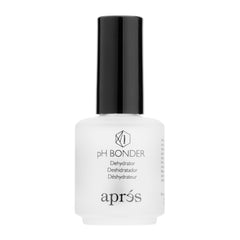 APRÉS pH Bonder bottle closeup for clean surface prep and adhesion.