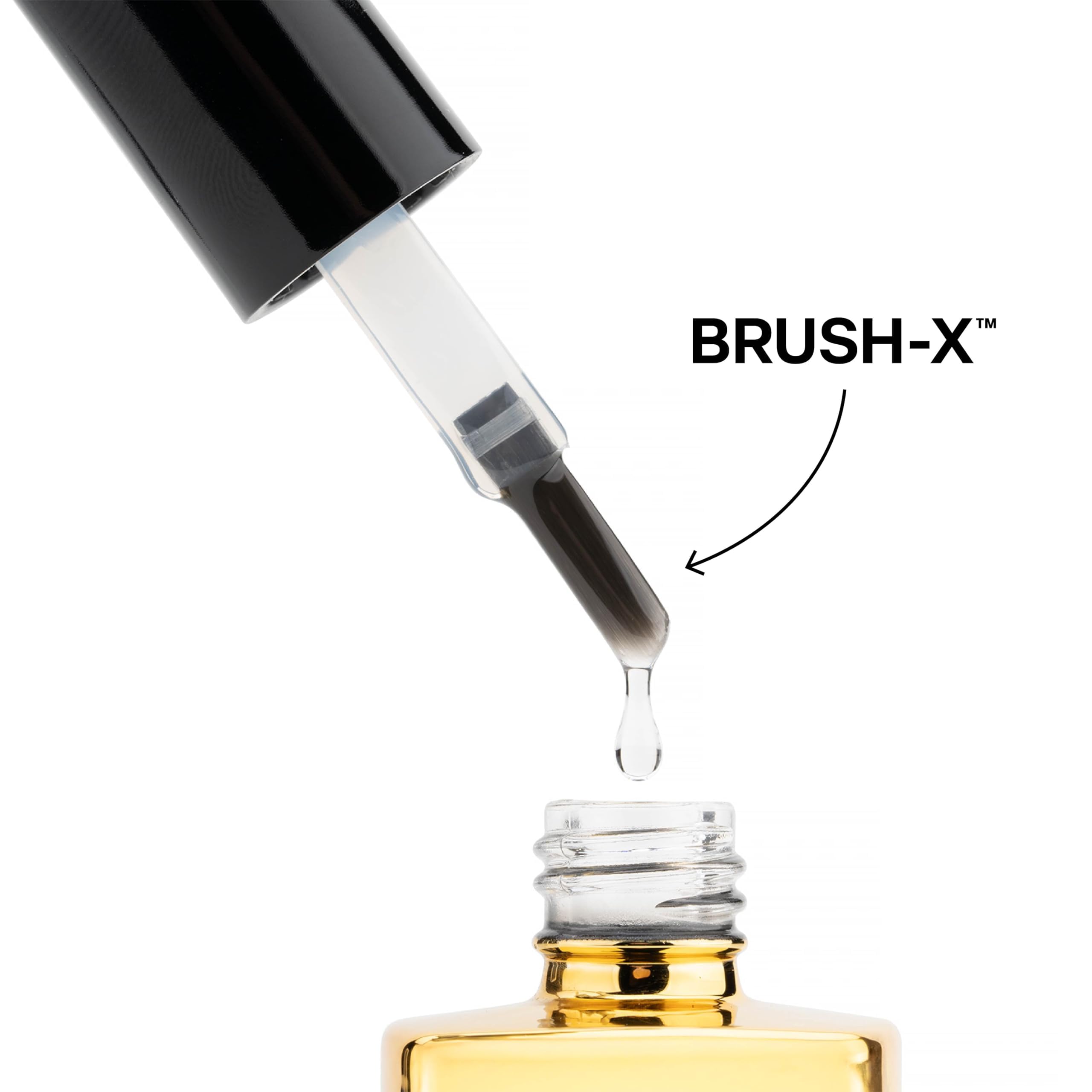 APRÉS Soft Gel Builder application brush stroke with even coverage.